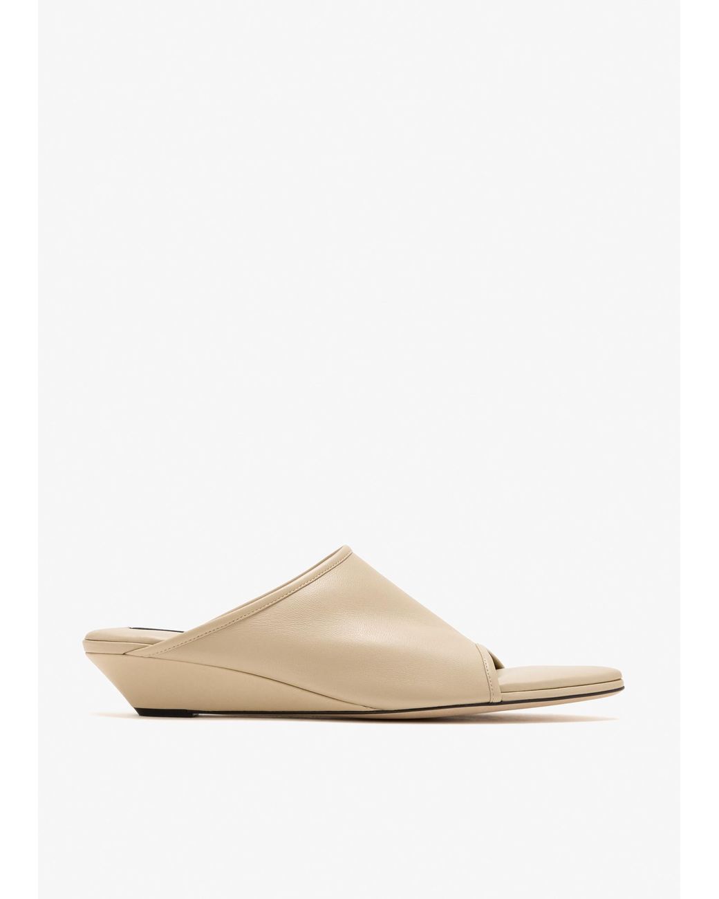 Christen White Stretch Mules