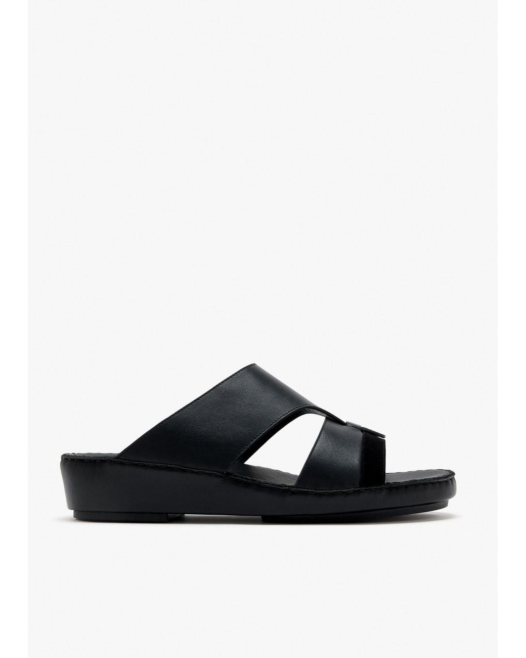Forsa Black Fahed Sandals for men
