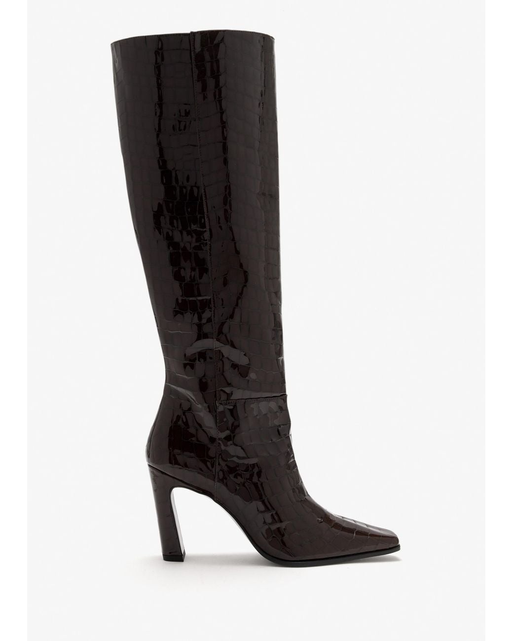 Stuart Weitzman Black Stassi 85 Boots