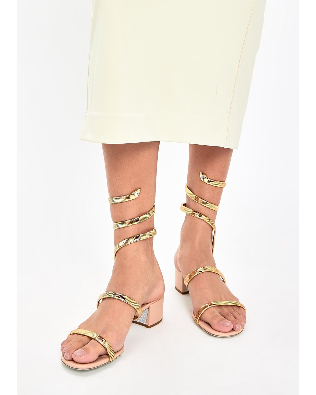 Rene Caovilla Metallic Juniper Sandals