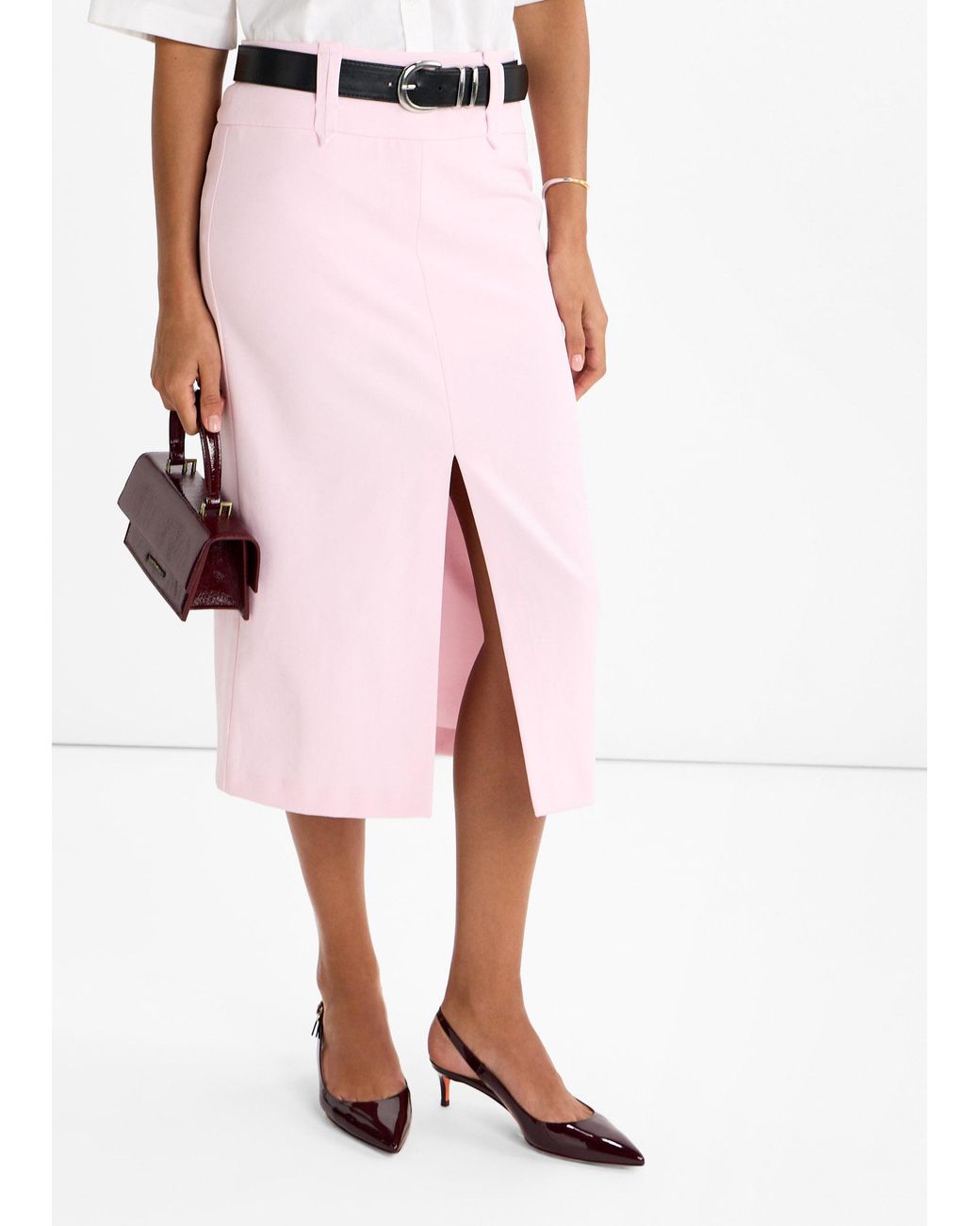 Santoni Brown Audrey Slingback Pumps