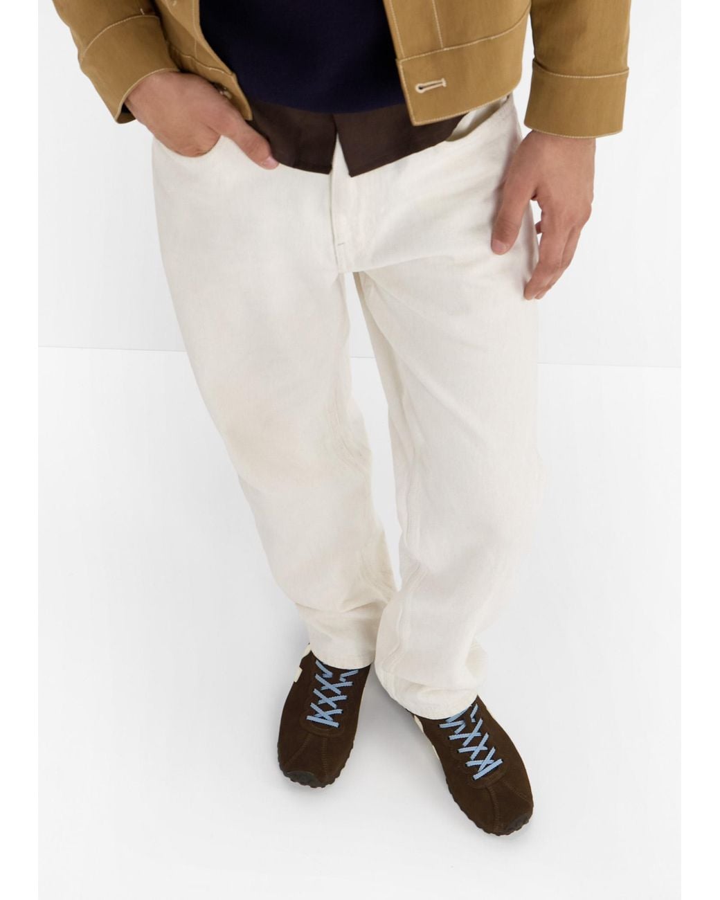 Veja Brown Cateyes Sneakers for men