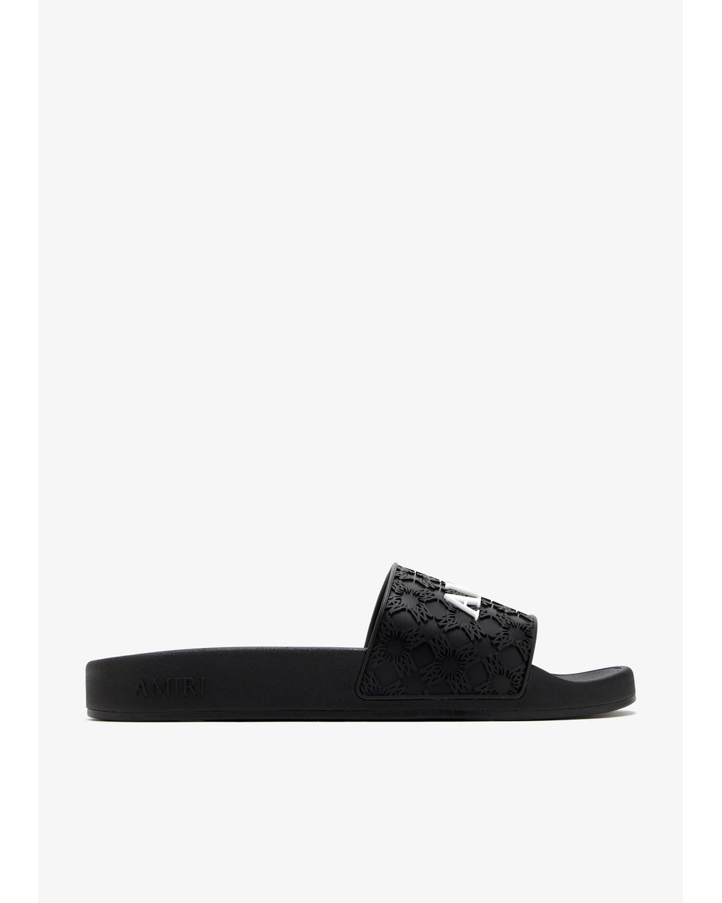 Amiri White Ma Quad Pool Slides for men