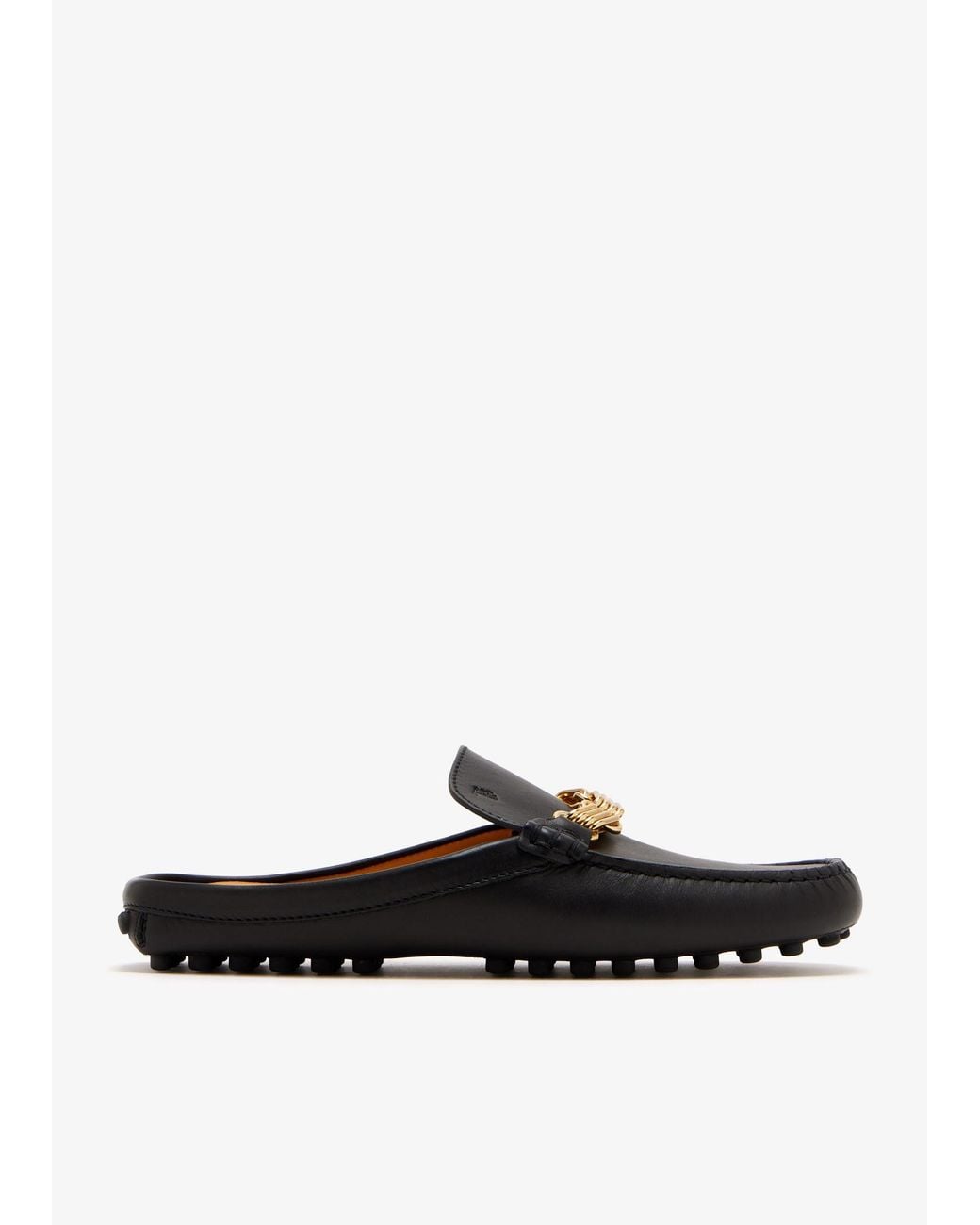 Tod's White Gommino Slippers