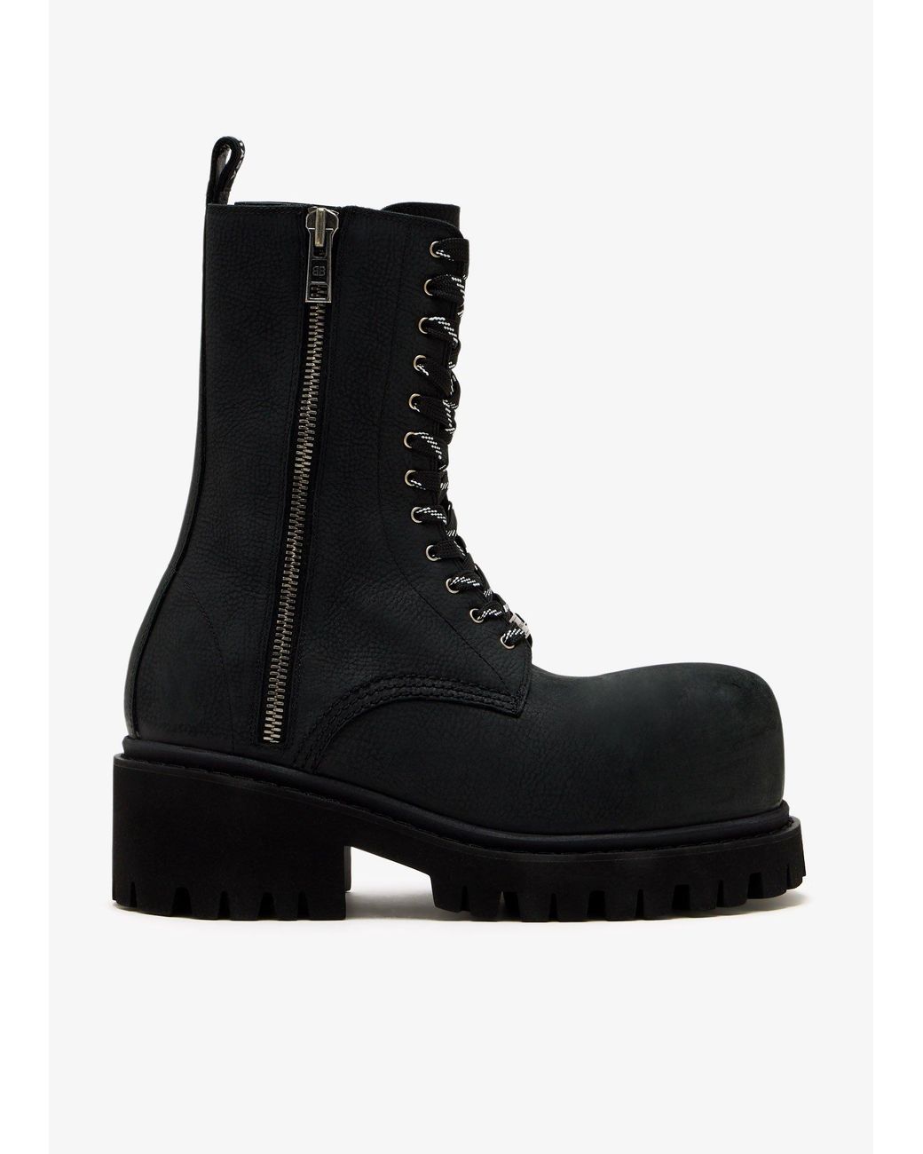 即日発送 Balenciaga stomper boots 43 Black Stomper Boots by Balenciaga on Sale