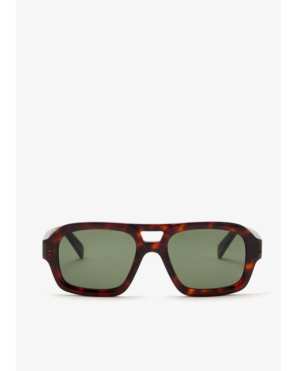 Céline Green 3 Dots Aviator Sunglasses for men