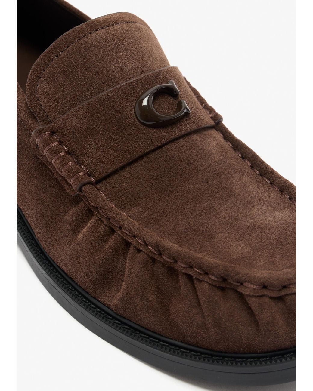 COACH Brown Soft Loafers