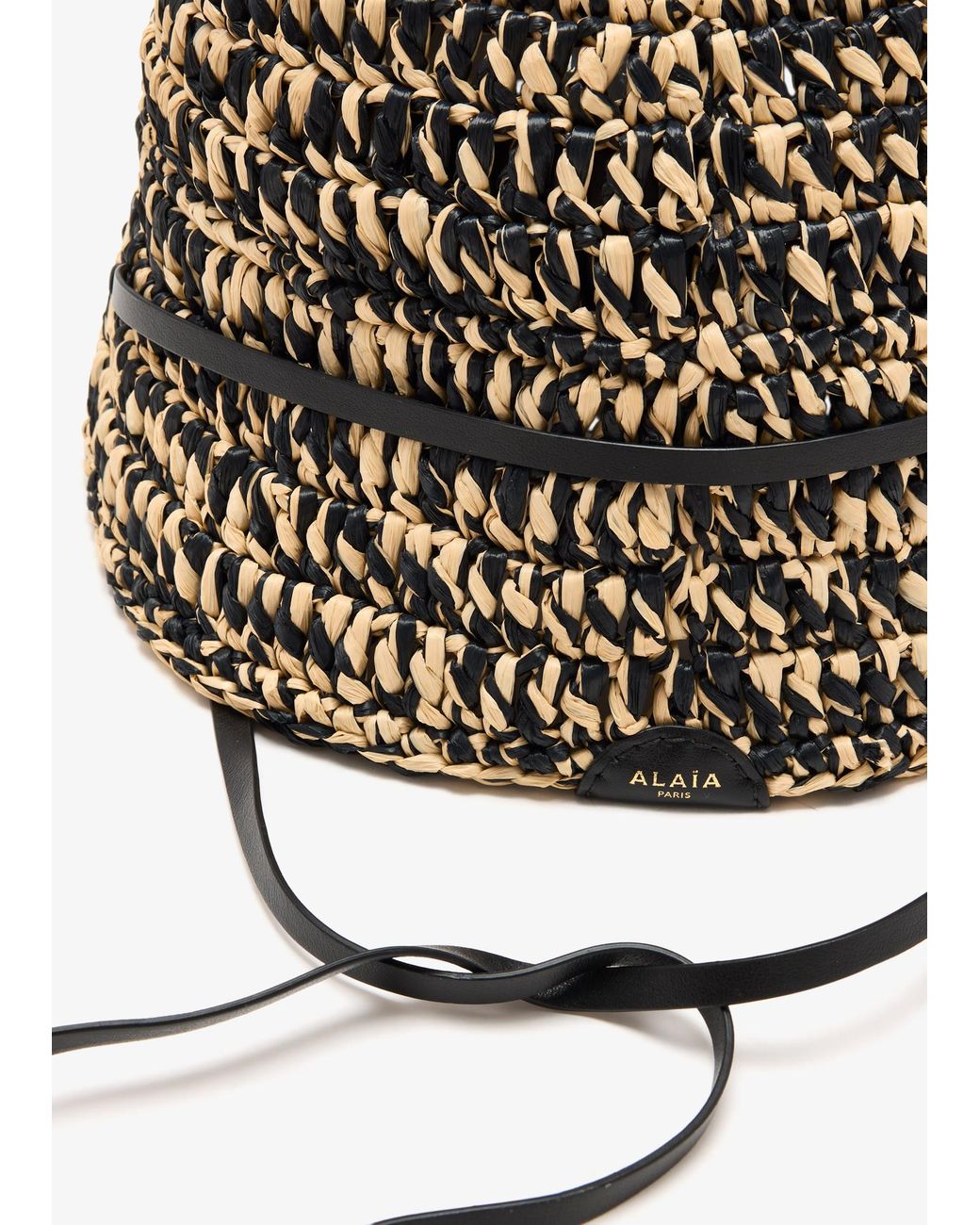 Alaïa Multicolor Raffia Hat