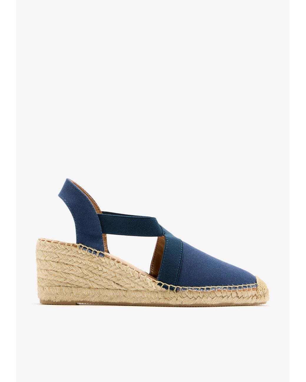 Luna Blue Lucia Wedge Espadrilles