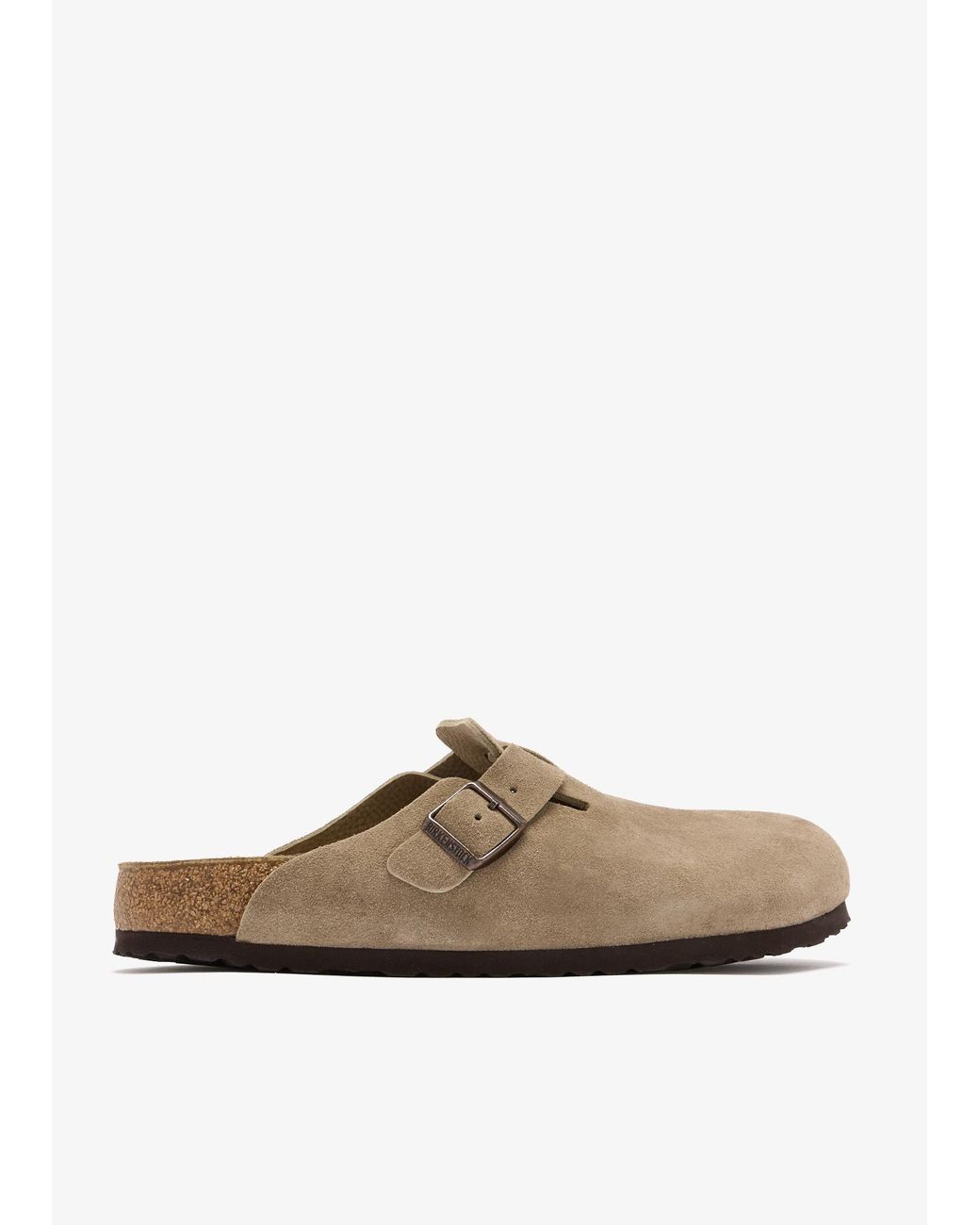 Birkenstock White Boston Clogs for men