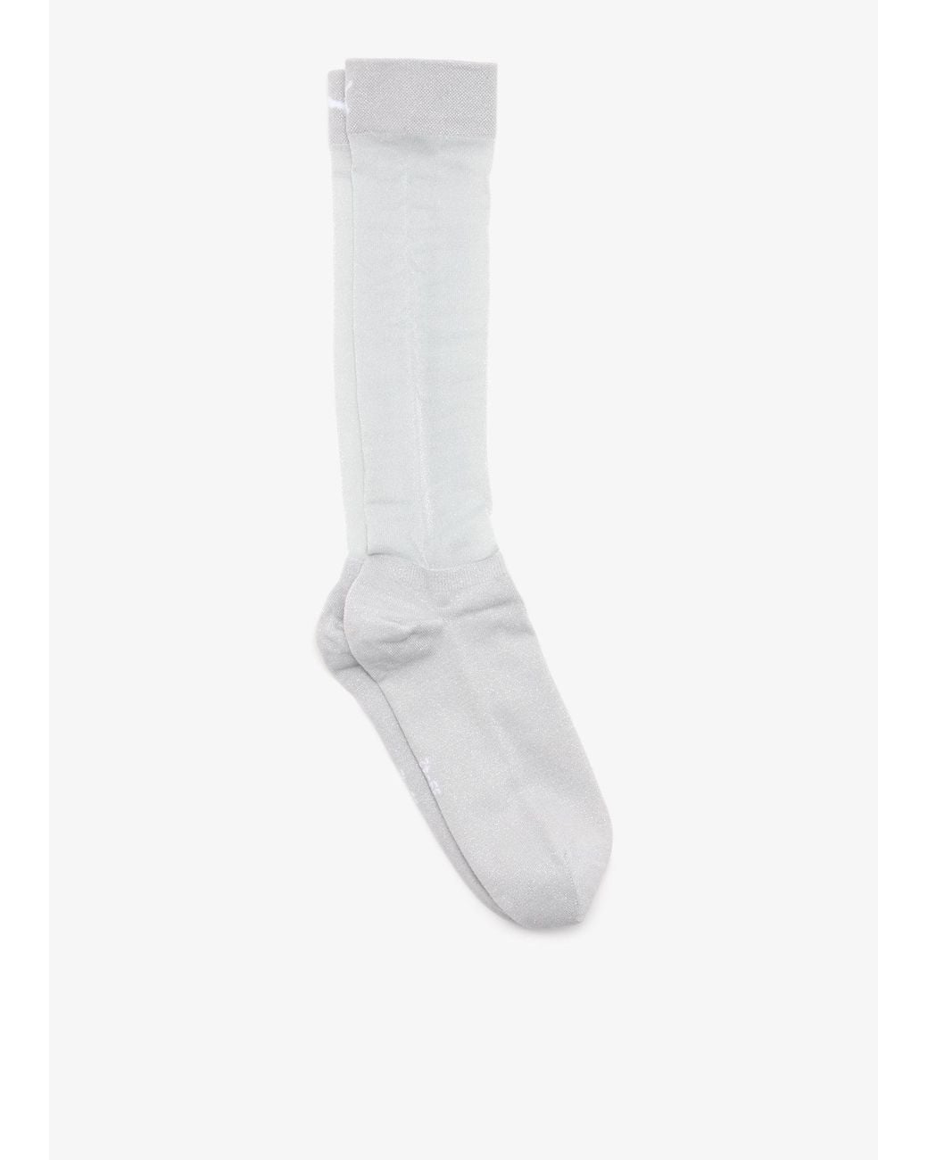 PUMA White Sheer Lurex Socks