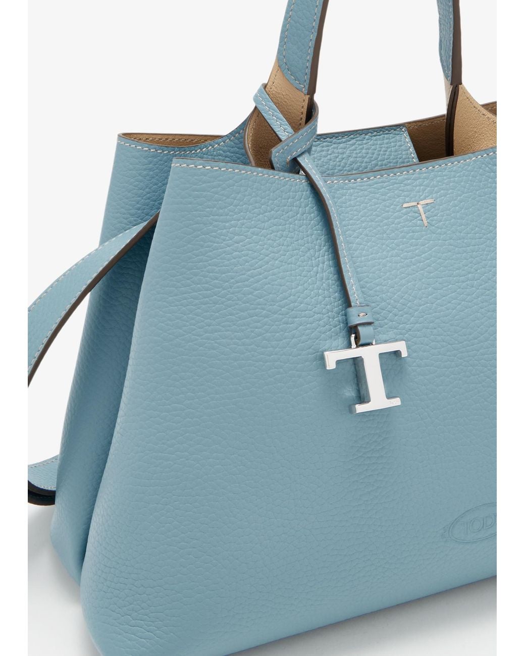 Tod's Blue Leather Small Handbag