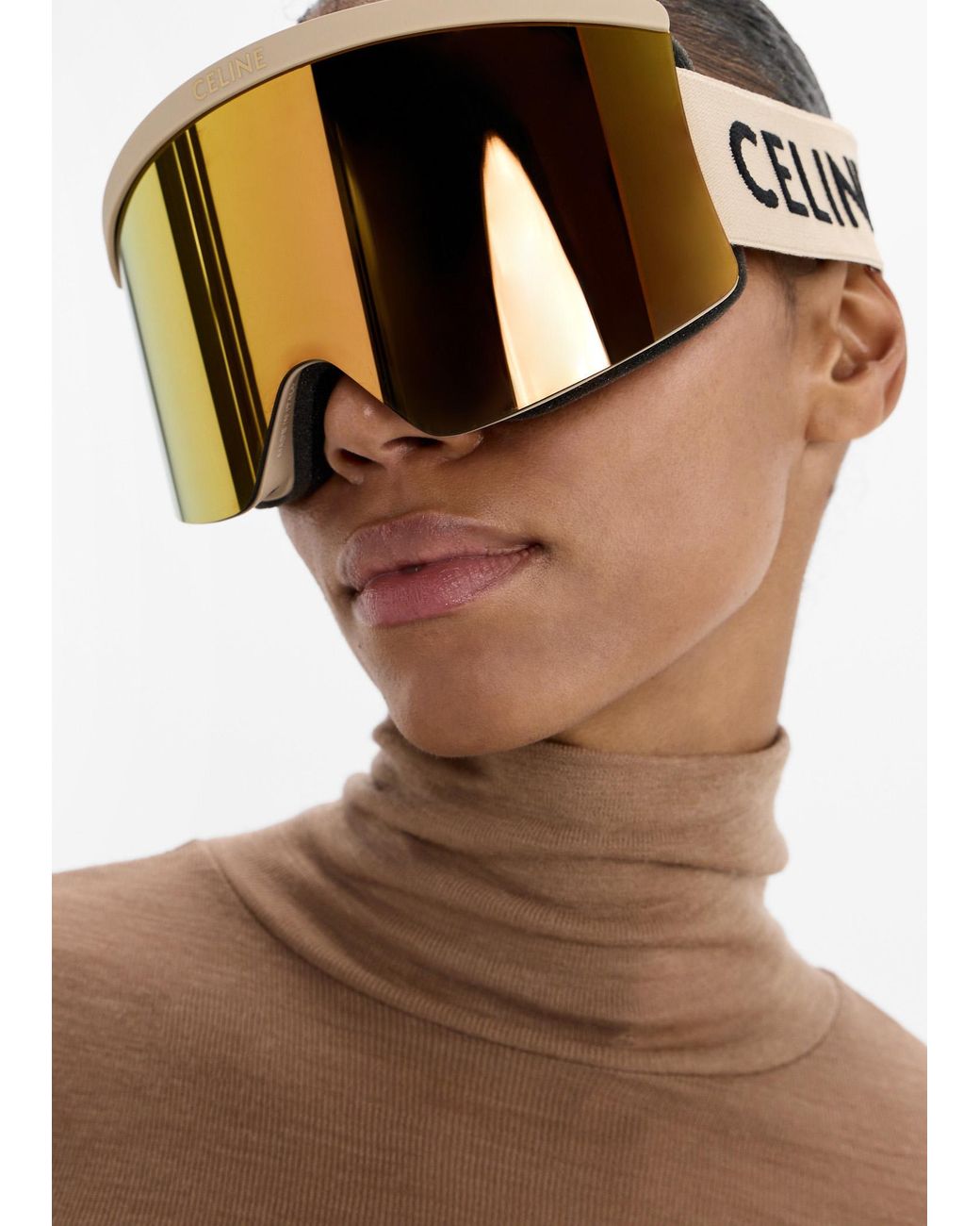 Céline Orange Ski Mask