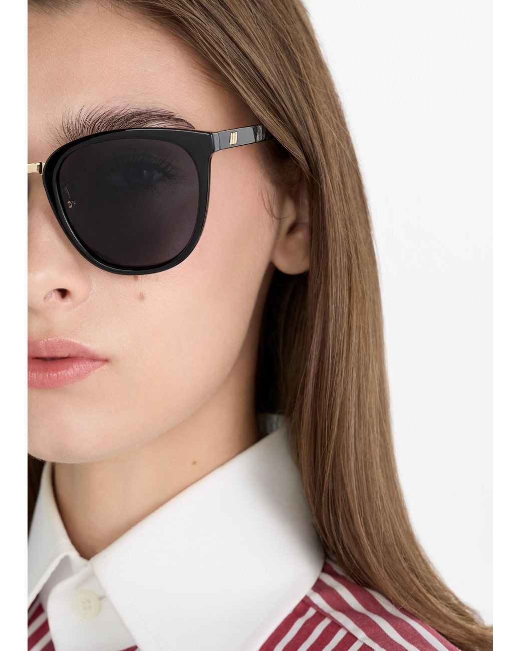 Le Specs Gray Eclipse Sunglasses