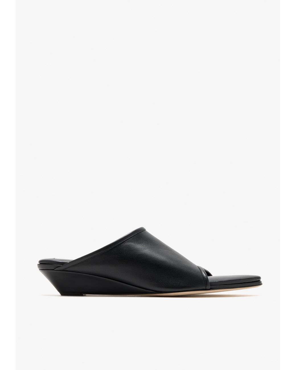 Christen White Stretch Mules