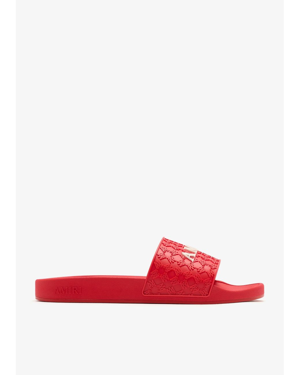 Amiri Red Ma Quad Pool Slides for men