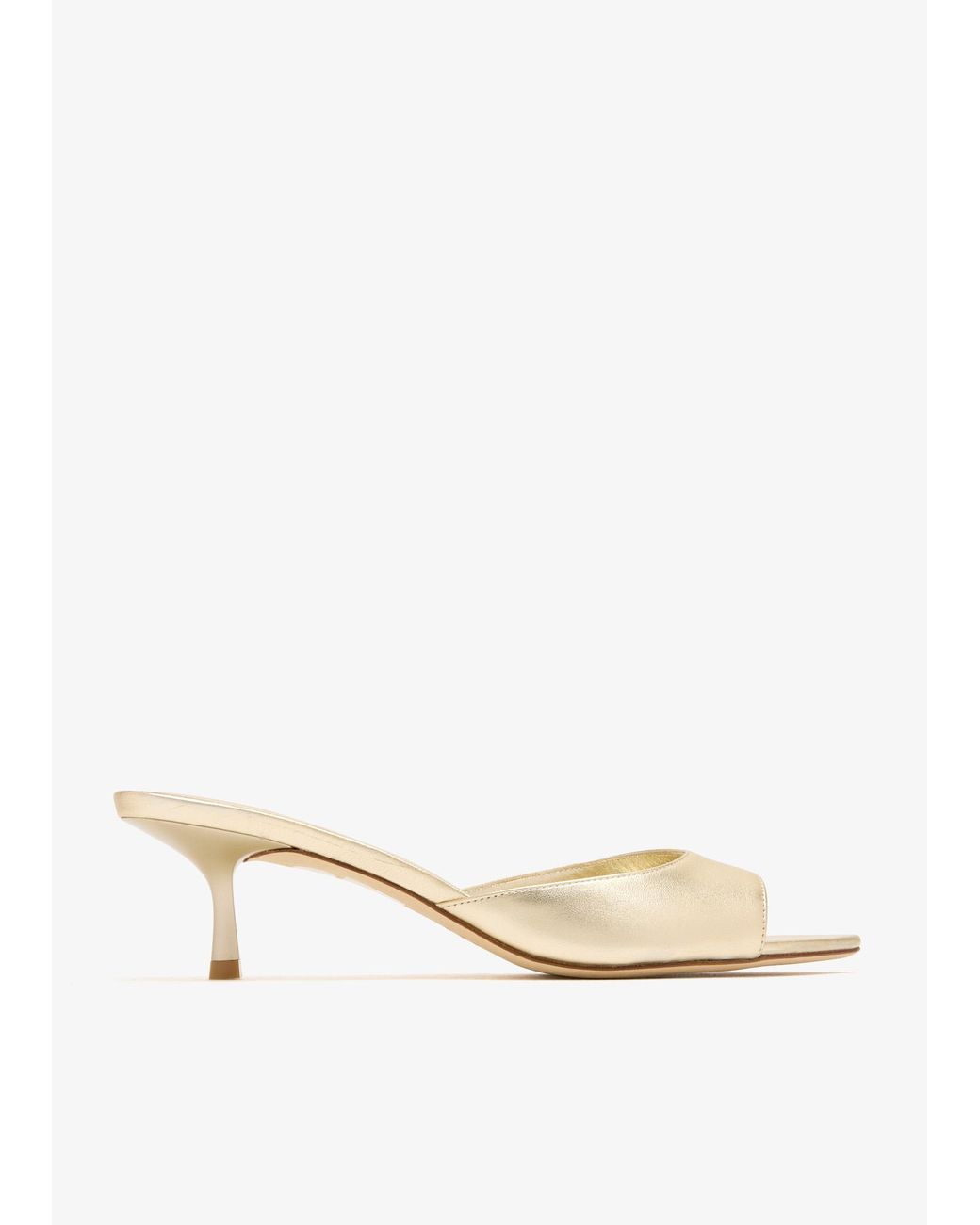 Stuart Weitzman Natural Lexington 50 Mules