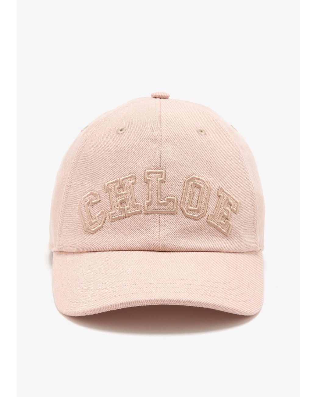 Chloé Pink Logo Baseball Cap