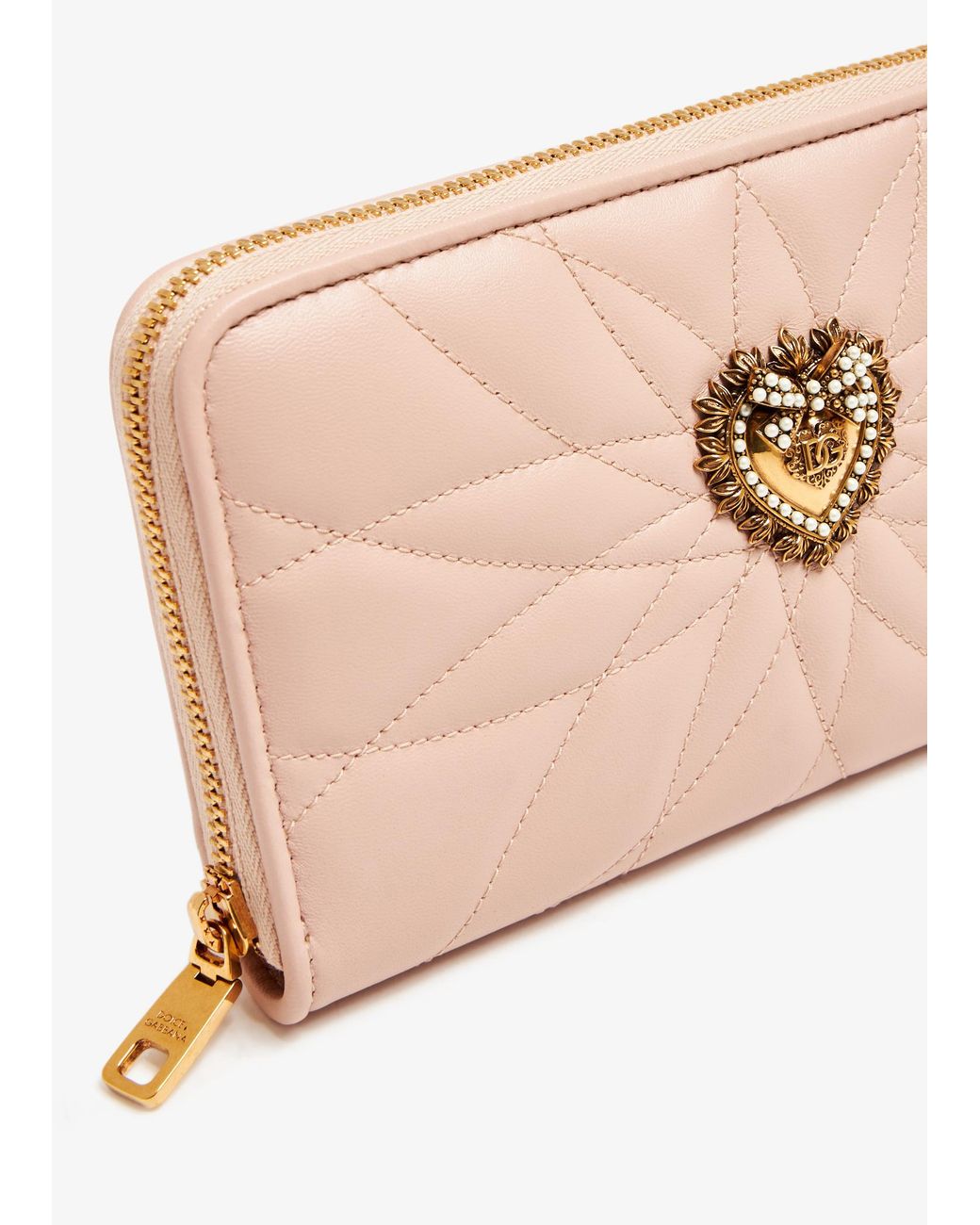 Dolce & Gabbana Natural Devotion Zip-Around Wallet
