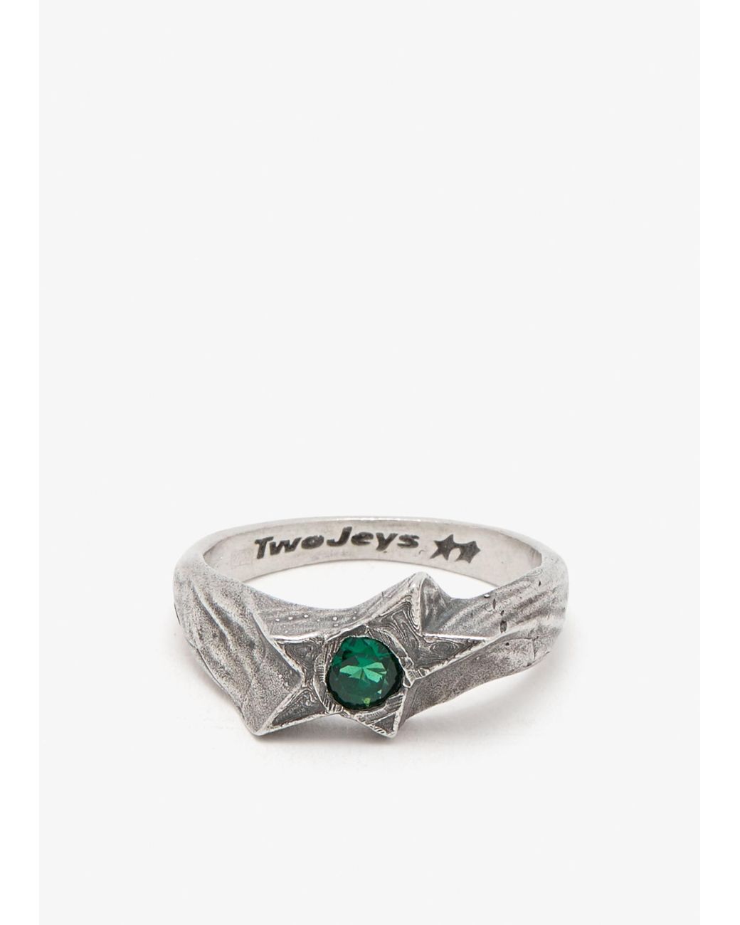 Twojeys White Calda Ring for men