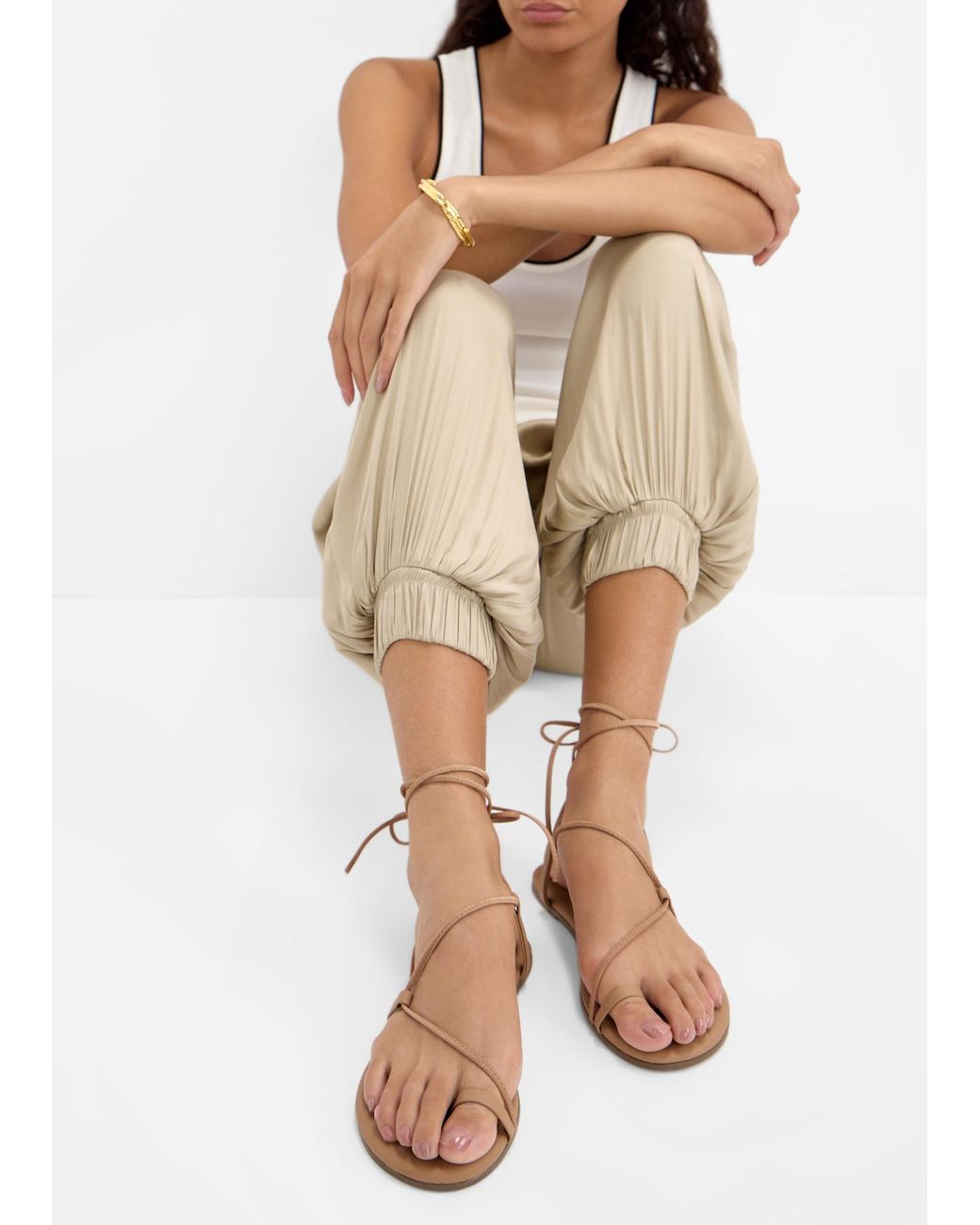 TKEES White Jo Hazelton Sandals