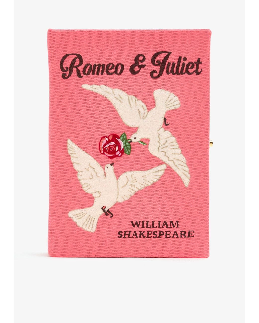 Pink Romeo Olympia Le-Tan Romeo And Juliet Book Clutch in Pink | Lyst