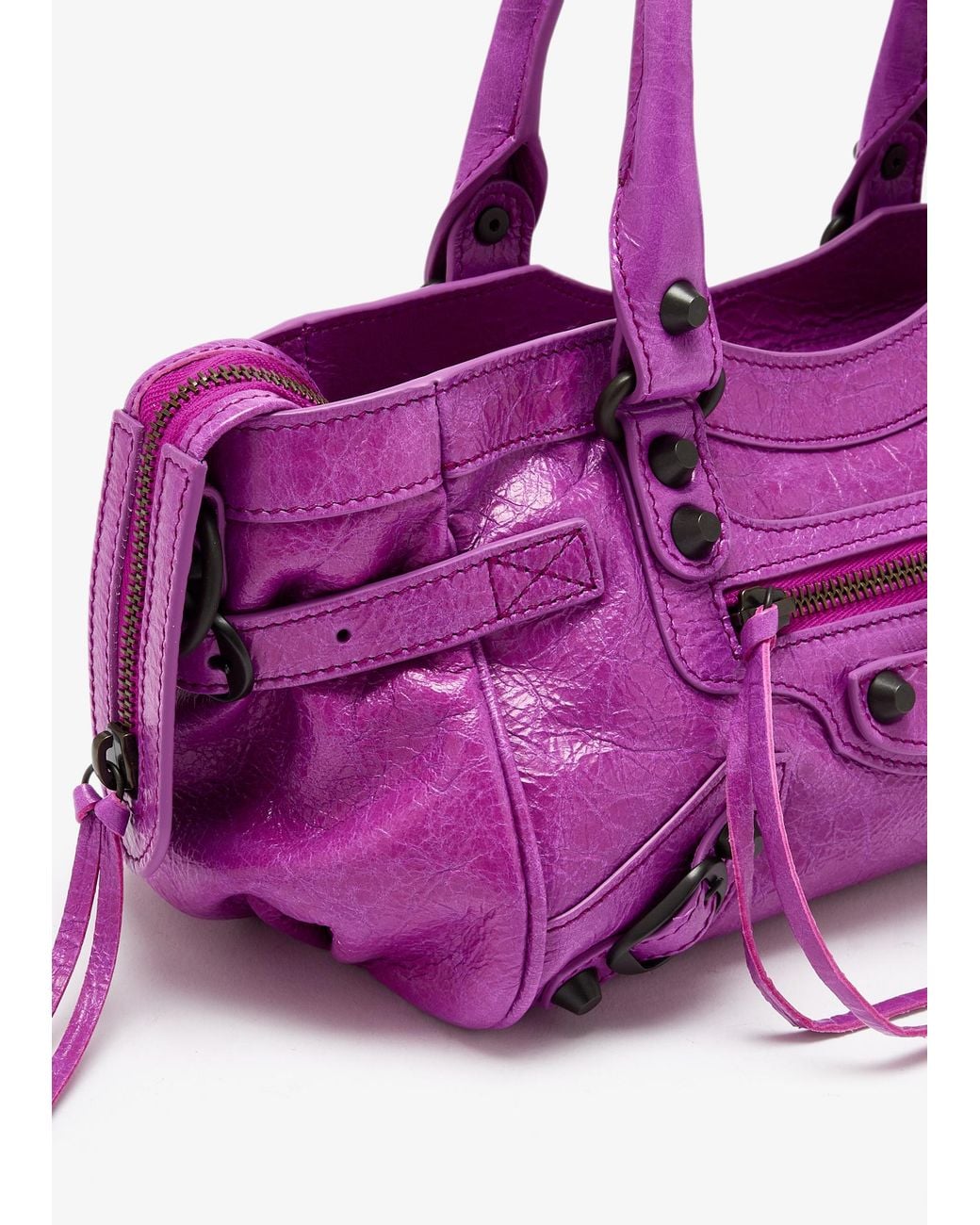 Mini Bagas Balenciaga Le City East-West Mini Bag in Purple | Lyst