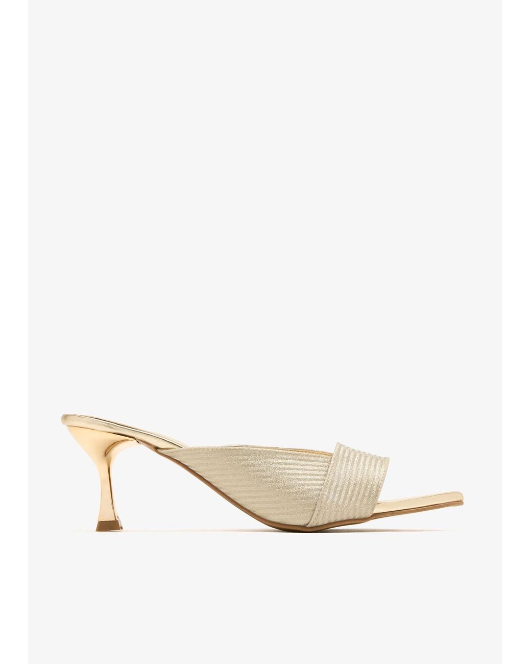 RAMLA White Shams Mules