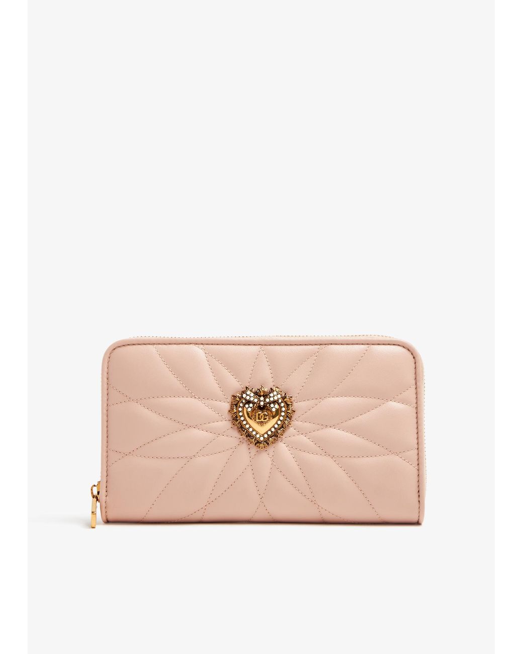 Dolce & Gabbana Natural Devotion Zip-Around Wallet
