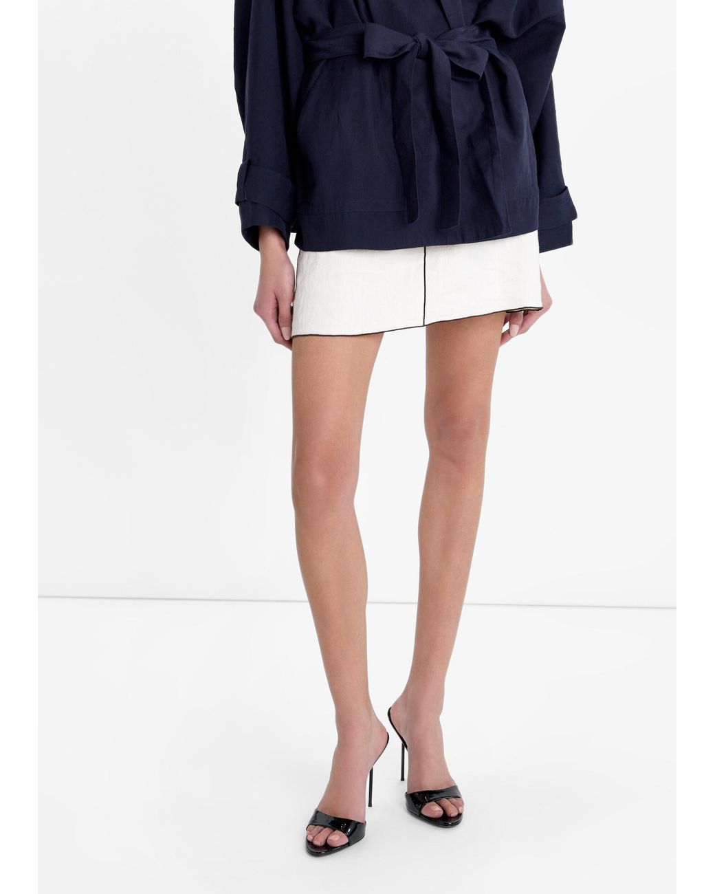 Paris Texas White Lidia Mules