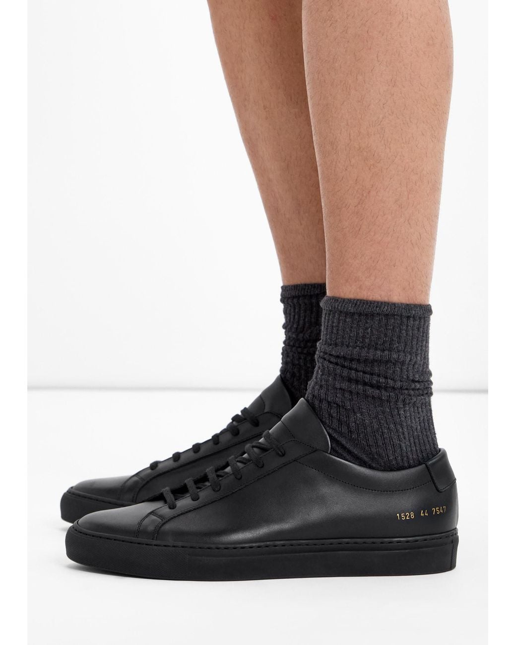 Common Projects Black Achilles Sneakers for men