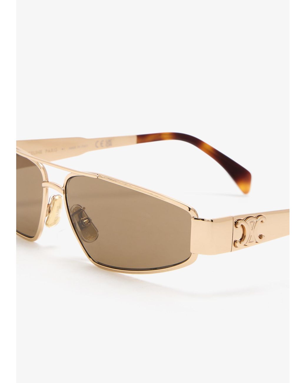 Céline Natural Triomphe Geometric Sunglasses