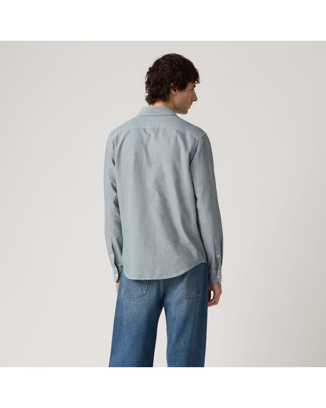 Levi's Battery Housemark Standard Overhemd in het Gray voor heren