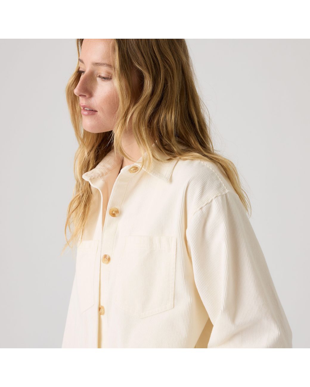 Levi's Iris Overshirt in het Natural