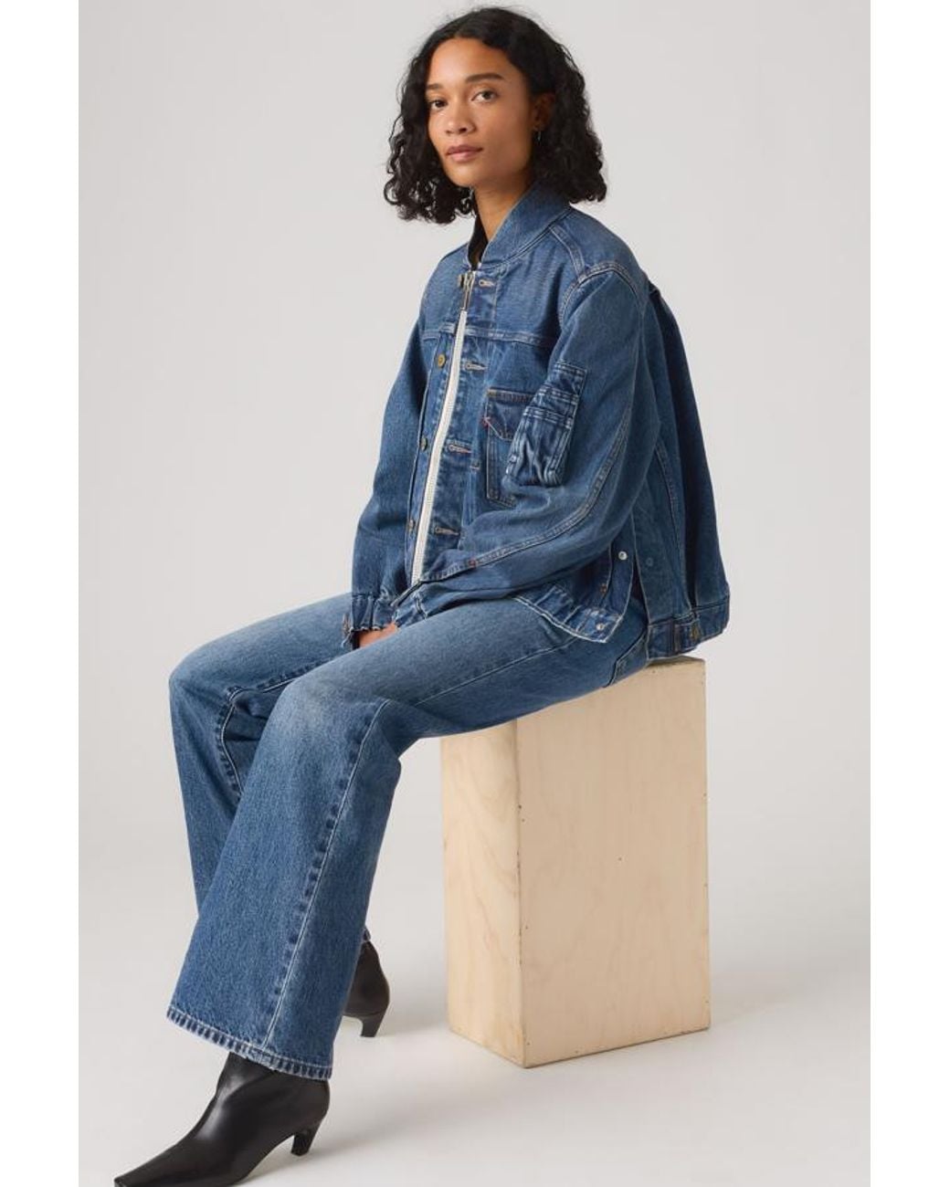 Levi's Blue X Sacai Blouson Jacket