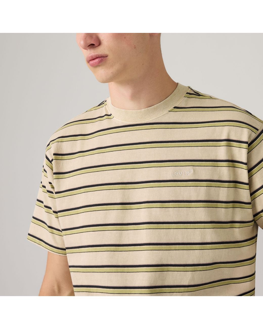 Levi's Tab Vintage T Shirt in het Natural voor heren