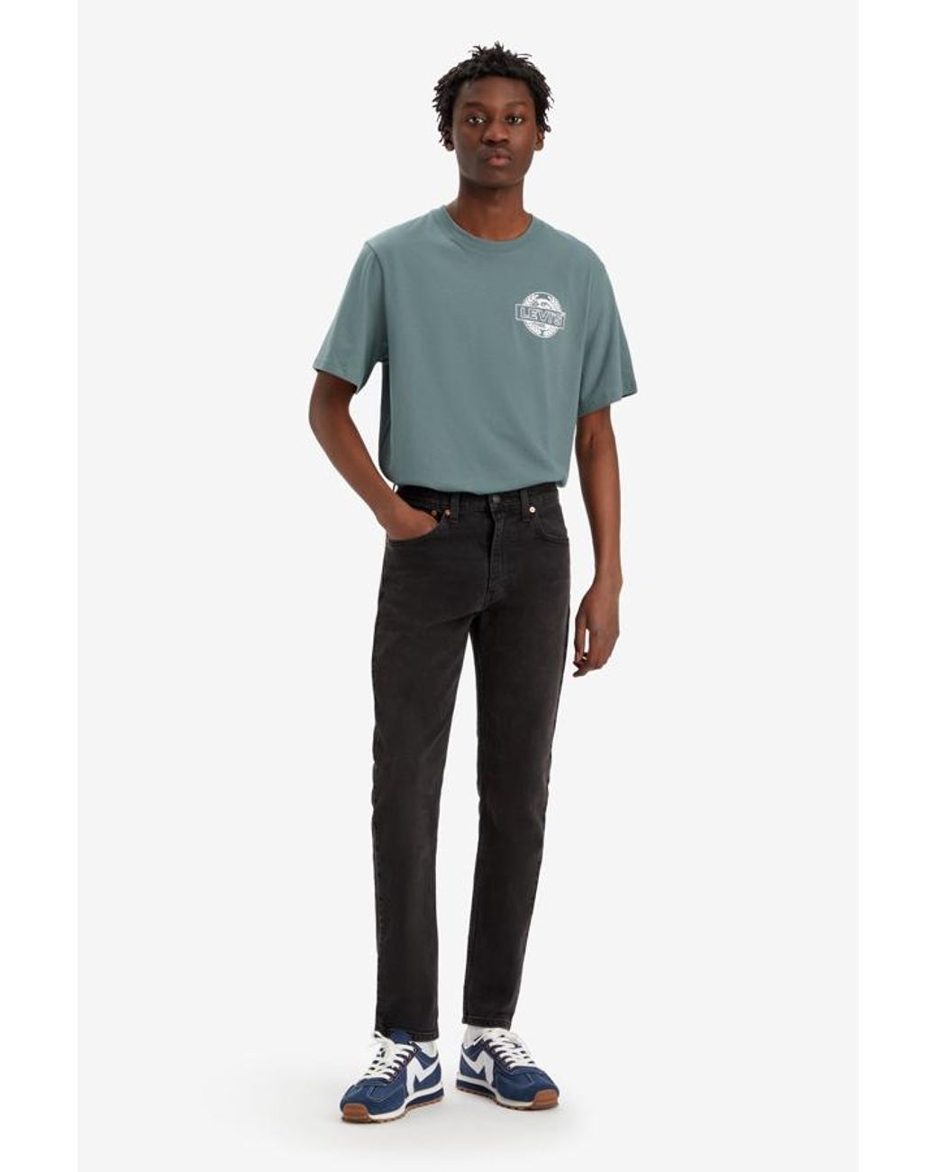 Levi's Blue 515 Slim Taper Jeans for men