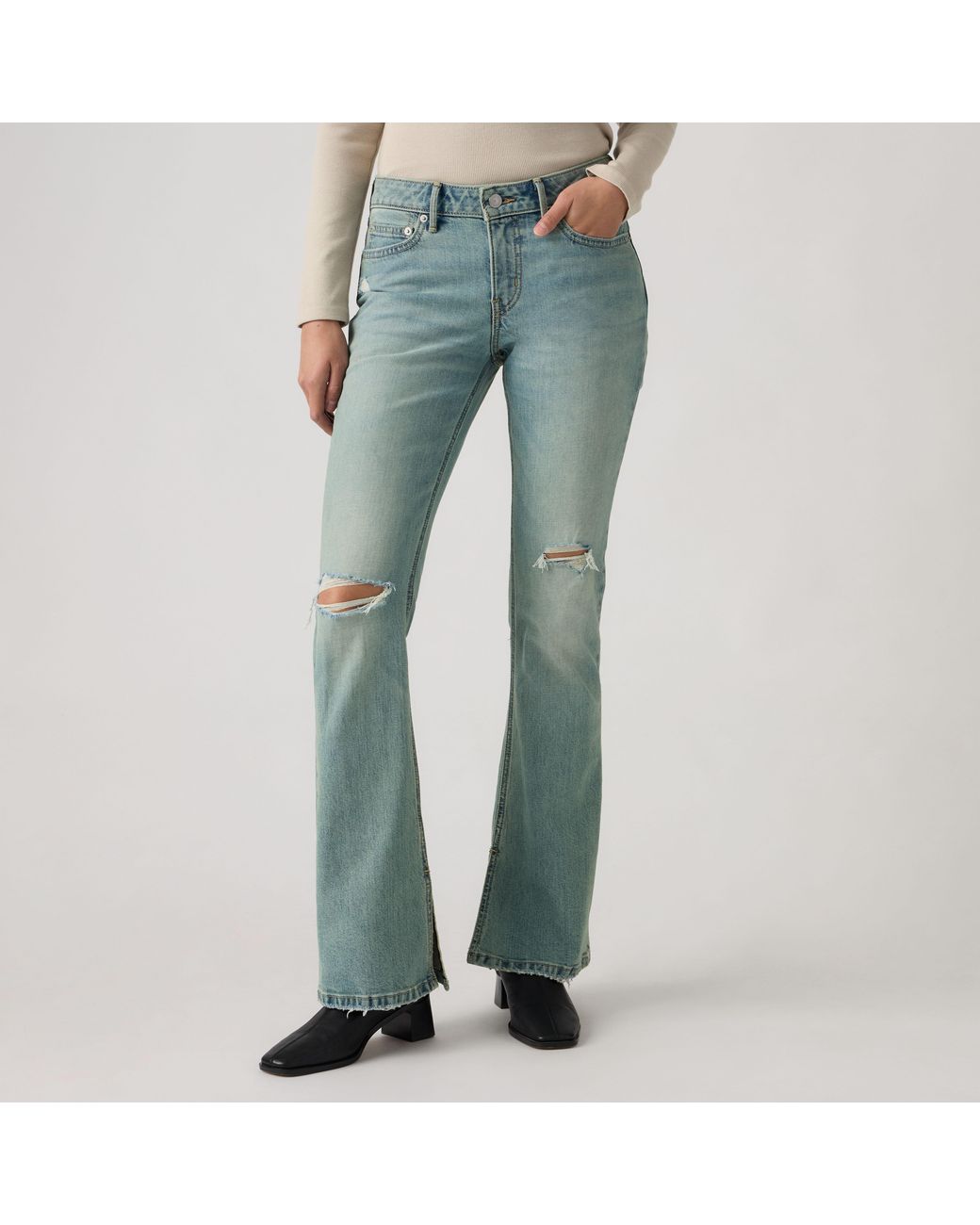 Levi's Blue Low Slim Boot Jeans