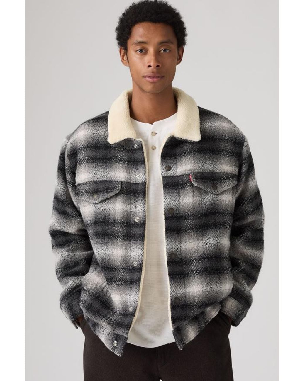 Levi's Gray Relaxed Fit Trucker Jacket for men