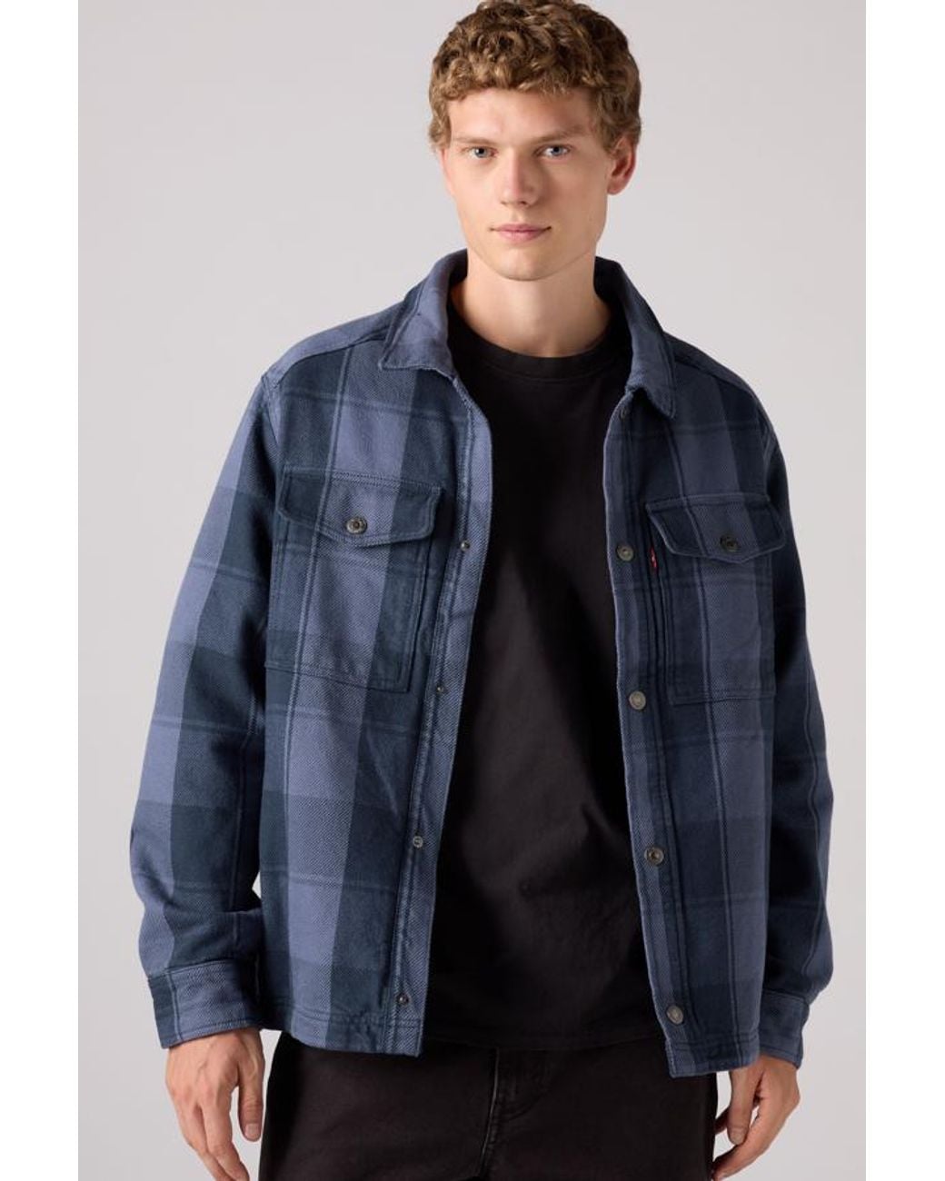 Levi's Spruce Overshirt in het Blue voor heren