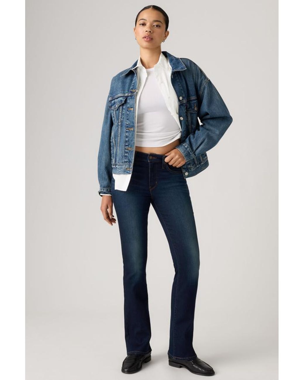 Levi's 315 Shaping Bootcut Jeans in het Blue
