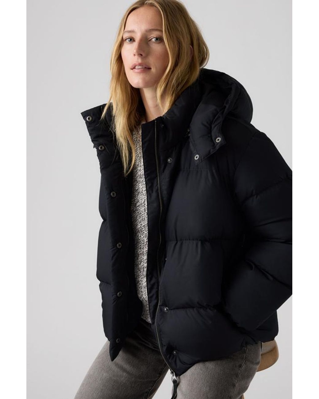 Levi's Black Tate Bubble Puffer
