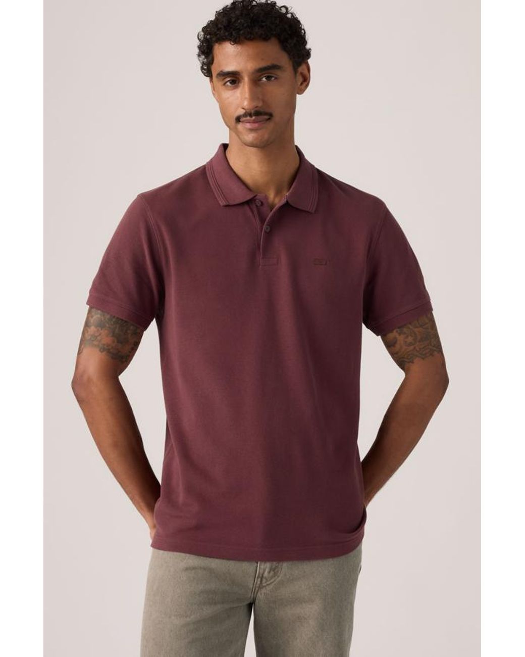 Levi's Red Original Polo for men