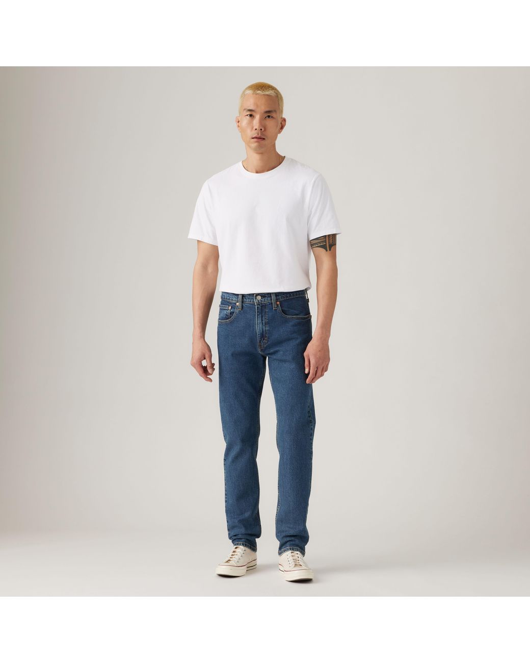 Levi's Blue 502 Taper Jeans for men