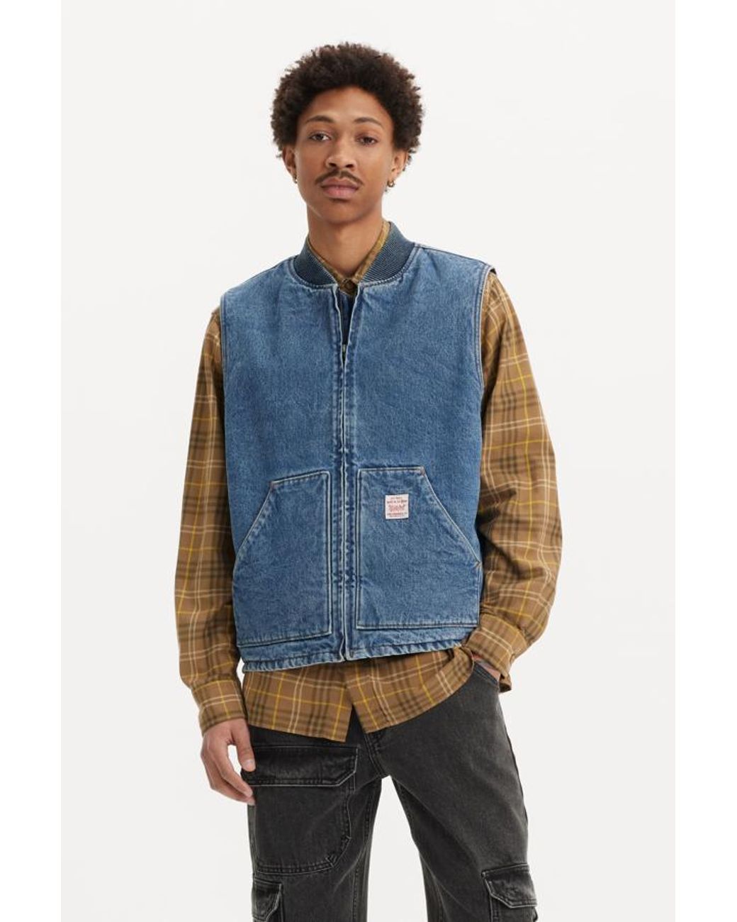 Levi's Sansome Vest in het Blue voor heren
