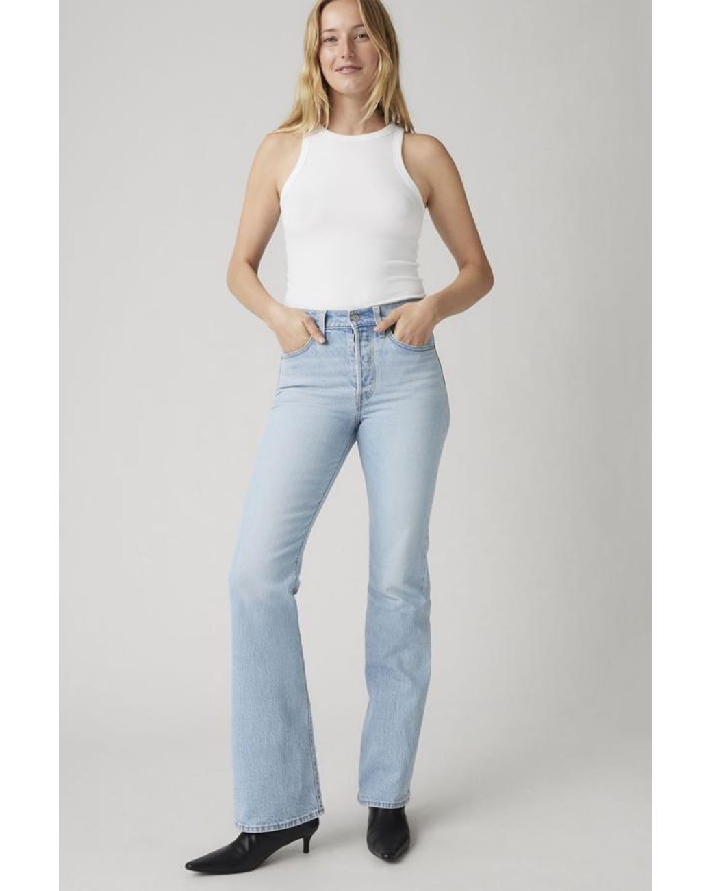 Levi's Blue Wedgie Bootcut Jeans