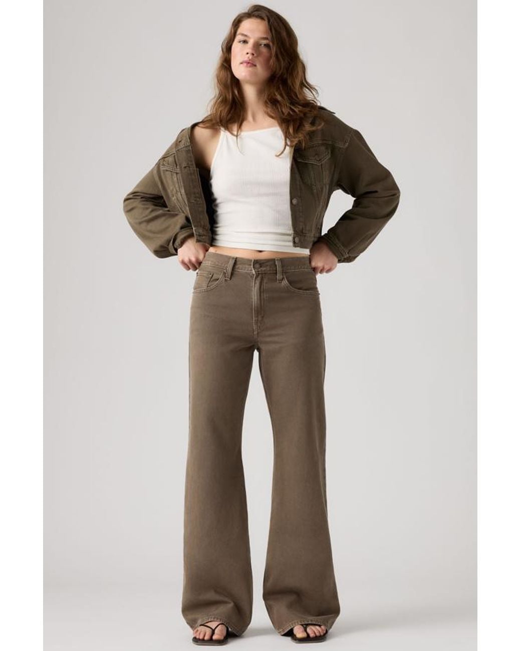 Levi's Brown Loose Boot Jeans