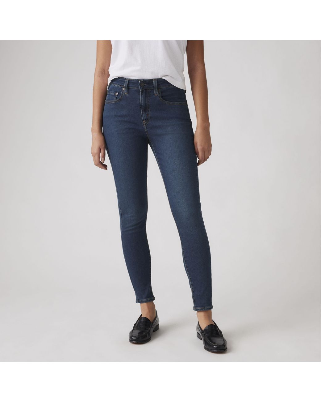 Levi's Blue 721 High Rise Skinny Jeans
