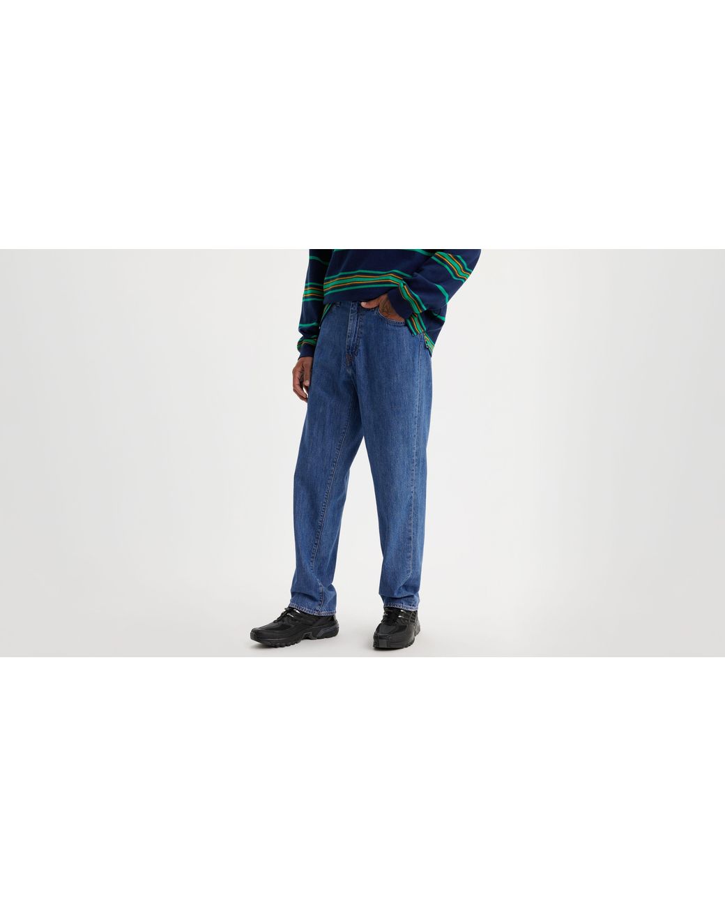 Levi's Blue 568 Stay Loose Lightweight Linen+ Denim Jeans for men