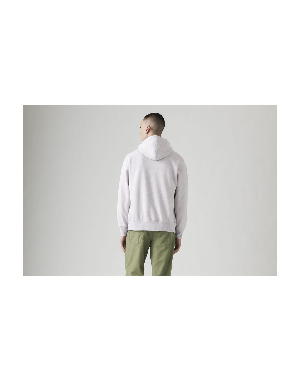 Levi's Authentic Sweatshirt Met Ritssluiting in het Gray voor heren